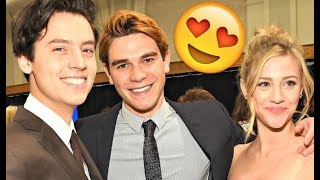 Cole amp Lili amp KJ Apa amp Camila 😍😍😍  CUTE AND FUNNY MOMENTS Riverdale 2018 2 [upl. by Bettine130]