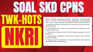 PART 7 Soal TWK CPNS 2024  Soal HOTS SKD CPNS  TWK  NKRI twk nkri cpns [upl. by Auka959]