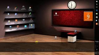 Creative Aesthetic 3D Desktop Background Wallpaper Windows 10  Tech Hawk  Exceptional Idea for PC [upl. by Peirsen205]