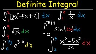 Definite Integral Calculus Examples Integration  Basic Introduction Practice Problems [upl. by Goodden]