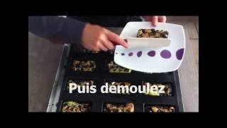 mini clafoutis aux myrtilles dans les empreintes Demarle [upl. by Elam]