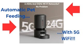 Simplify mealtime with Petlibro Automatic FeederPet Feedingin 5G Wifi [upl. by Anairad631]