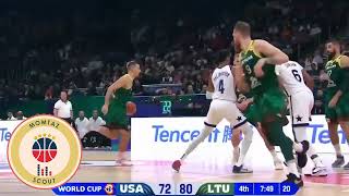 USA vs Lithuania Fiba Basketball Workd Cup [upl. by Vanhook]