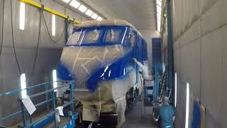 Painting F59PHI Locomotives  Metra [upl. by Attelrahs]