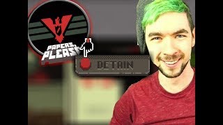 Jacksepticeye Detains People for 15 Minutes in Papers Please [upl. by Cooperstein]