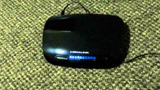 Medialink WirelessN Broadband Router Model MWN WAPR300N [upl. by Barclay537]