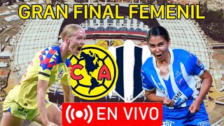 🚨América Femenil vs Rayadas EN VIVO  Final Ida Liga MX Femenil POR DÓNDE VERLA Y A QUÉ HORA [upl. by Aihsercal838]