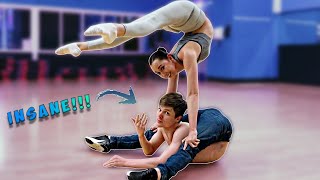 I STRETCHED WITH THE WORLD MOST FLEXIBLE HUMAN ft Aleksei Goloborodko [upl. by Etnovahs]