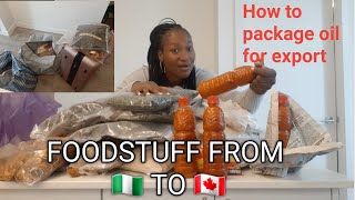 The foodstuff allowed  Nigeria 🇳🇬to Canada 🇨🇦  what to bring into canada airfrance [upl. by Aihseyk5]