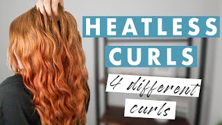 HEATLESS overnight waves  Curls without heat SHORT amp MEDIUM hair UPDATED [upl. by Johst528]