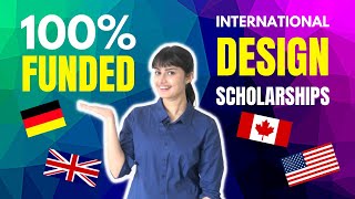 Scholarships for Indian students to study DESIGN abroad [upl. by Farris547]