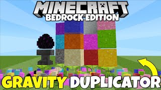 EASY Gravity Block Duplicator Infinite Items Minecraft Bedrock Edition MCPE Xbox PC PS5 [upl. by Aneda]