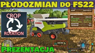 FS22 CropRotation  Płodozmian do Farming Simulator 22 [upl. by Hoseia]