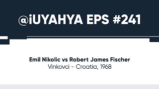 Nikolic vs Robert James Fischer Vinkovci  Croatia 1968 [upl. by Klinges84]