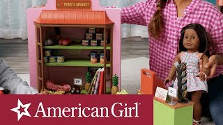 Naneas Family Market  Designer Room  AmericanGirl [upl. by Royo]