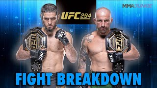 Islam Makhachev vs Alexander Volkanovski 2 Prediction  UFC 294 Breakdown [upl. by Ennaid487]