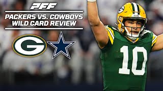 Packers vs Cowboys NFL Wild Card Game Review  PFF [upl. by Wyck]