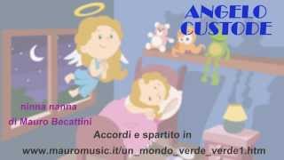 Angelo custode ninna nanna per bambini mauromusic canzoniperbambini [upl. by Woodsum720]