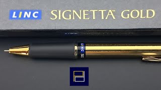 Linc Signetta Gold Ball Pen an INR 40 pen  u23 [upl. by Lavotsirc]