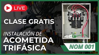 INSTALACIÓN DE ACOMETIDA TRIFÁSICA SEGÚN NOM 001 [upl. by Micki]