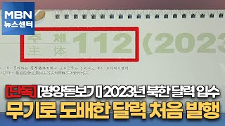 단독 평양돋보기 2023년 북한 달력 입수…무기로 도배한 달력 처음 발행 MBN 뉴스센터 [upl. by Kreegar]