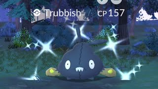 Hunting ✨ Shiny Trubbish On Spotlight Hour in PokemonGo [upl. by Fielding]