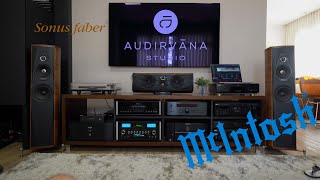 Mcintosh Audio playing Audirvana and Tidal Master HIFI [upl. by Sairacaz]