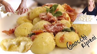 GNOCCHI RIPIENI Morbidi e Croccanti fatti a mano [upl. by Leahcam]