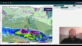 Cold Sinks South Presenting Heavy Snow Threat IreEngWales Thursday Devils In The Detail [upl. by Dnalro]