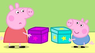 Peppa Pig Official Channel  The Mystery Box  Cartoons For Kids  Peppa Pig Toys [upl. by Greenleaf671]