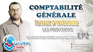 Provision pour dépréciation des titres  EP 2 [upl. by Atinet]