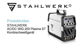 STAHLWERK Schweißgerät ACDC WIG 200 Plasma ST IGBT [upl. by Hildy]