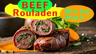 Sehr leckere Rouladen wie bei Mutti food [upl. by Ydnagrub]