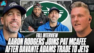 Aaron Rodgers Talks Davante Adams Trade To Jets Coaching Adjustments amp More  Aaron Rodgers Tuesday [upl. by Graehl931]