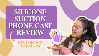 Silicone Suction Phone Case Review  Perfect for Content Creation amp Social Media Marketers [upl. by Lynsey967]