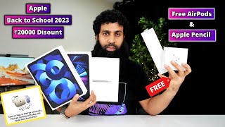 Apple India Back to School Offer Free AirPods amp Apple Pencil  verify Apple Unidays account India [upl. by Effy]