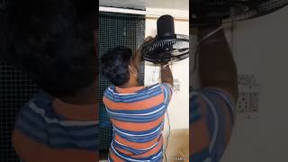 Wall mount fan fixing video [upl. by Verine]