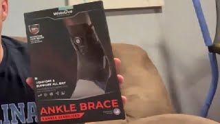 Welnove Ankle Brace Advanced Metal Support for Men amp Women Prevention of Sprained Ankles Review [upl. by Johiah680]