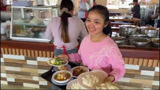 REST AREA Street Food at Skon in Kampong Cham Province Cambodia [upl. by Wobniar]