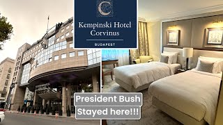 Kempinski Hotel Corvinus Budapest Hotel Review Hungary President Bush stayed here [upl. by Ysirhc836]