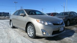 2014 Toyota Camry XLE Start up Walkaround and Full Vehicle Tour [upl. by Enirroc696]