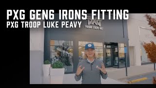 PXG GEN6 Irons Fitting  PXG Troop Luke Peavy [upl. by Novart408]