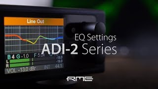 RME Audio  ADI2 Series EQ Settings [upl. by Crompton100]