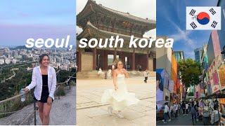 korea travel vlog 🇰🇷 myeongdong shopping seoul cafe hopping scalp treatment [upl. by Alekim]