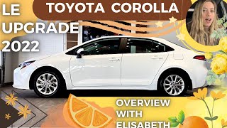 2022 Toyota Corolla  LE Upgrade Review [upl. by Egbert]