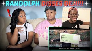 Randolph quotMANCHILD Deji Diss Trackquot Official Video REACTION [upl. by Waylin169]