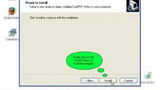 CutePDF Writer Tutorial [upl. by Yrmac]