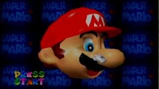 SUPER MARIO 64 VCN64 intro gameplay first star trailers virtual console manual en español [upl. by Dnanidref]