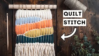 This weaving stitch is FAST and EASY [upl. by Eenel]