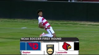 What a Game Louisville vs Dayton College Soccer Highlights [upl. by Ahsiekam]